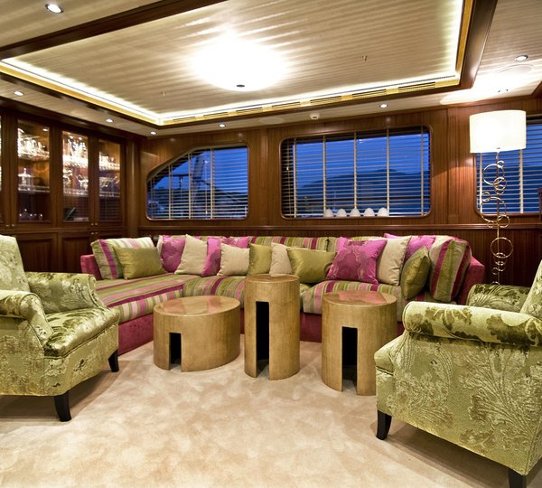 Saloon Sitting Aboard Yacht CLEAR EYES
