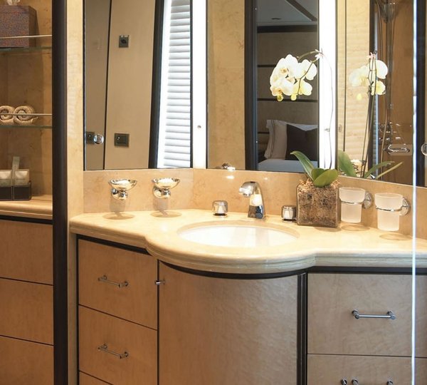 Guest's Bath On Board Yacht HARLE