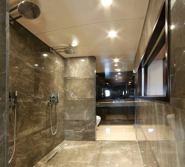 Main Master Bath On Yacht INFINITY