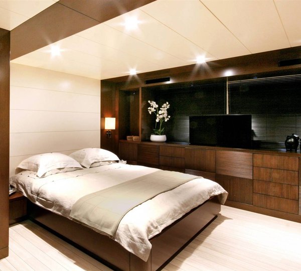 Guest's Cabin Aboard Yacht INFINITY