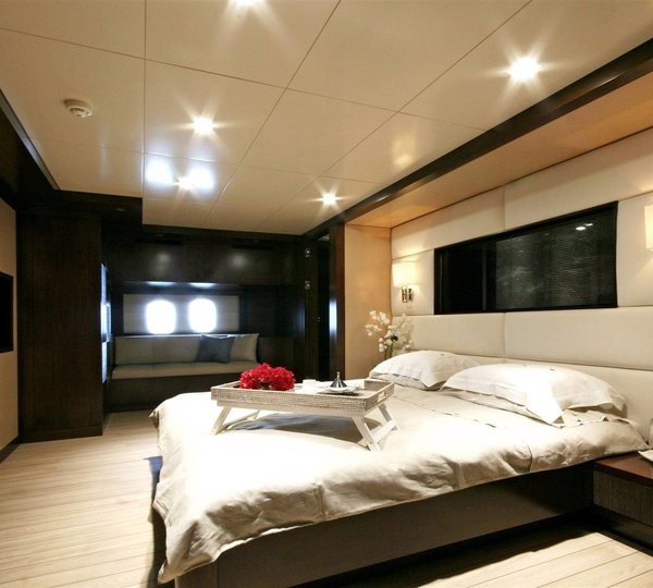 Main Master Cabin Aboard Yacht INFINITY
