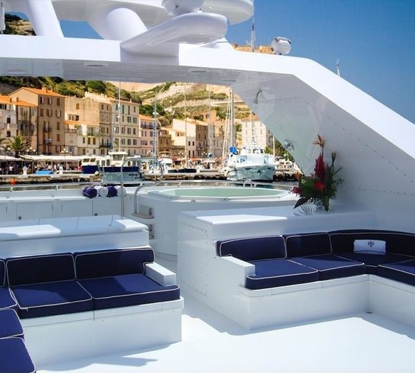 Sunbeds On Yacht CONSTANCE