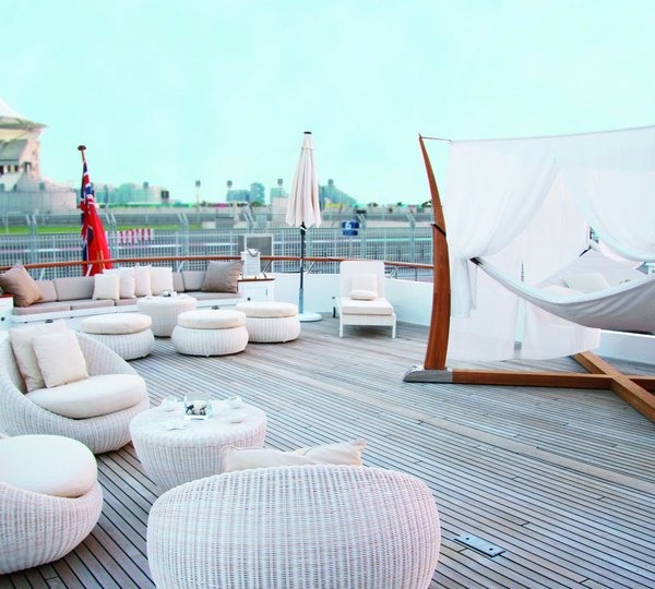 Aft Deck Aboard Yacht CONSTANCE