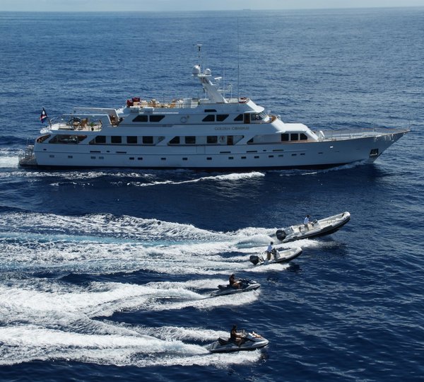 Cruising Including Ship's Tenders On Board Yacht GOLDEMAR