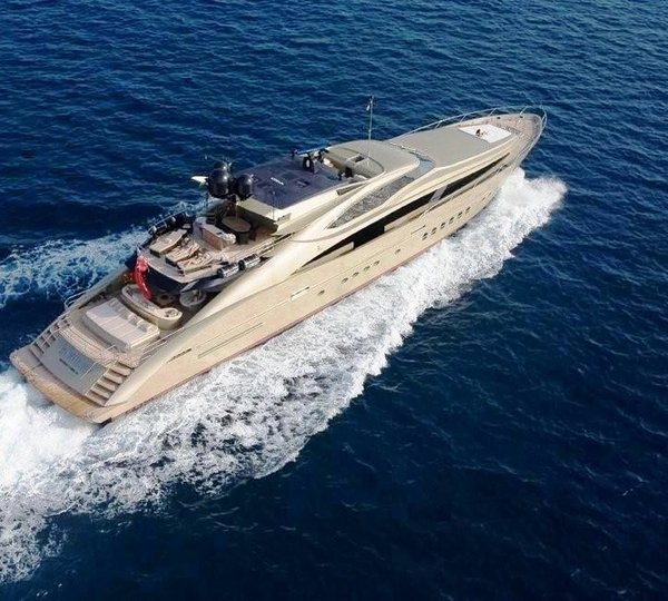 From Above Aspect On Yacht HOKULANI