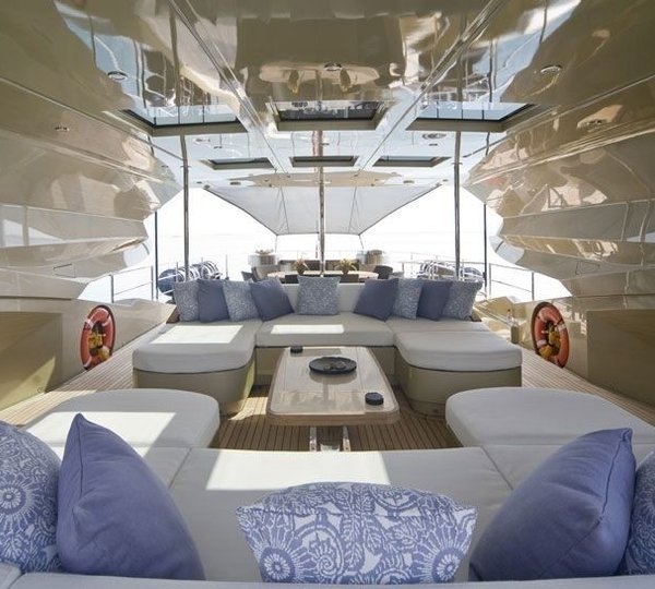 Hard Upper: Yacht HOKULANI's Sun Deck Pictured