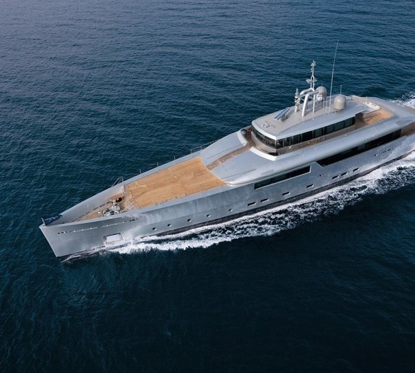 From Above Aspect On Board Yacht EXUMA