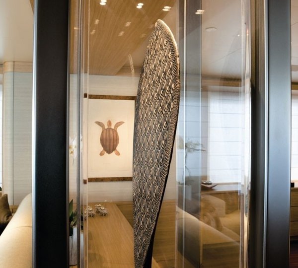 Saloon Close Up On Board Yacht EXUMA