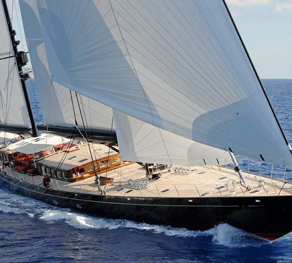 Forward Aspect On Board Yacht MARIE