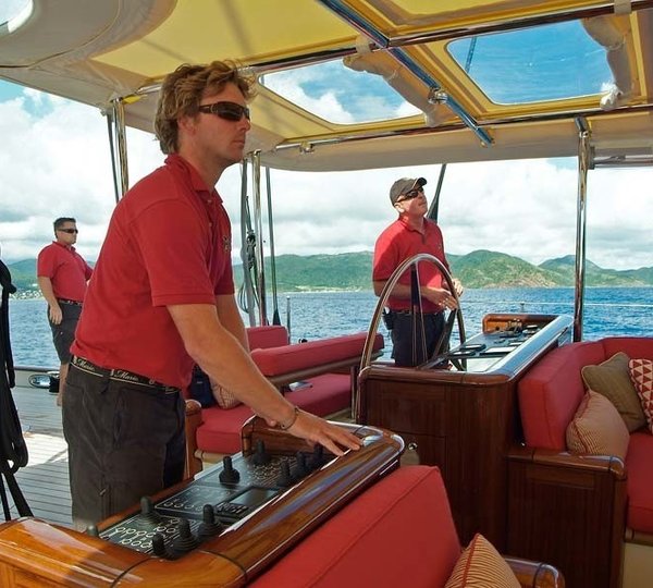 Pilot House On Yacht MARIE