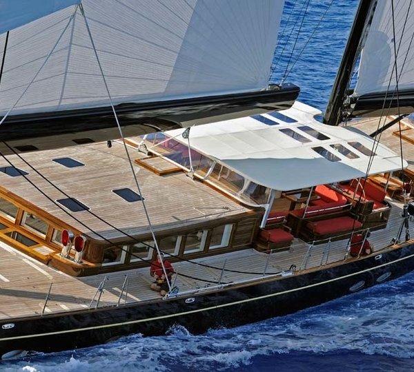 Decks On Board Yacht MARIE