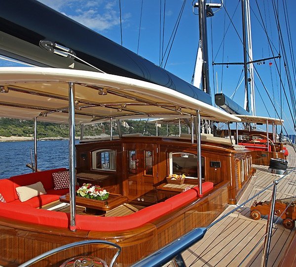 Cockpit Aboard Yacht MARIE