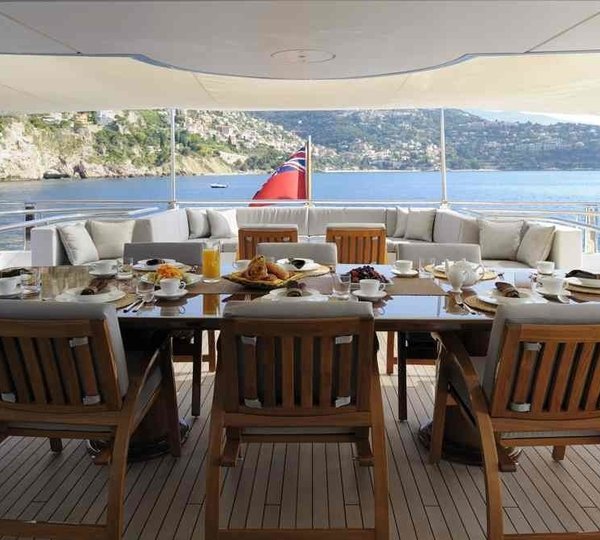 Eating/dining: Yacht OCEANA's Bridgedeck Deck Aft Image
