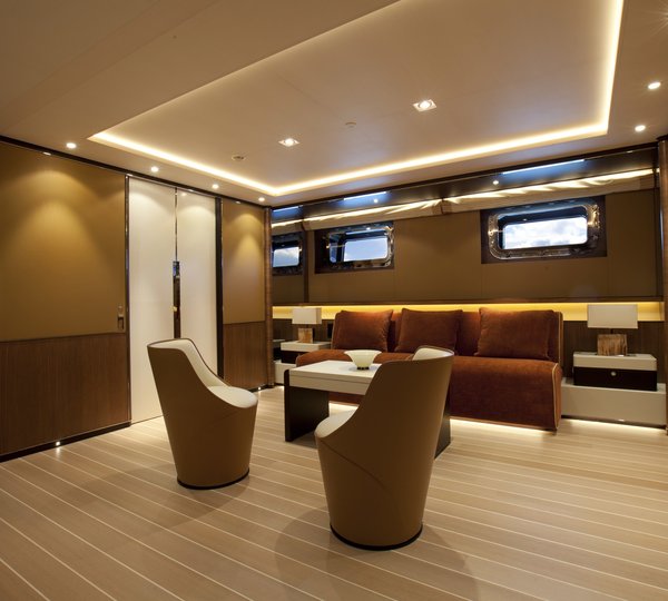 Main Master Sitting Zone On Board Yacht FIDELIS
