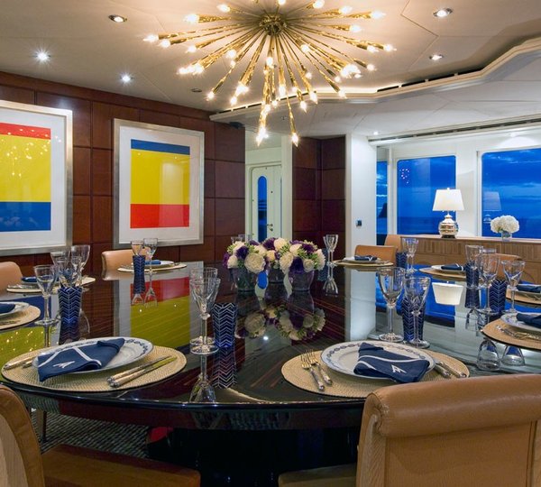 Furniture: Yacht DIAMOND A's Formal Eating/dining Pictured