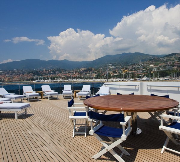 Bridgedeck Deck On Yacht DIAMOND A