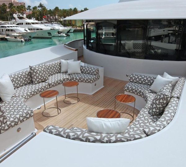 Portuguese Bridgedeck Sitting On Board Yacht CARPE DIEM