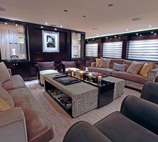 Saloon Sitting Aboard Yacht CARPE DIEM