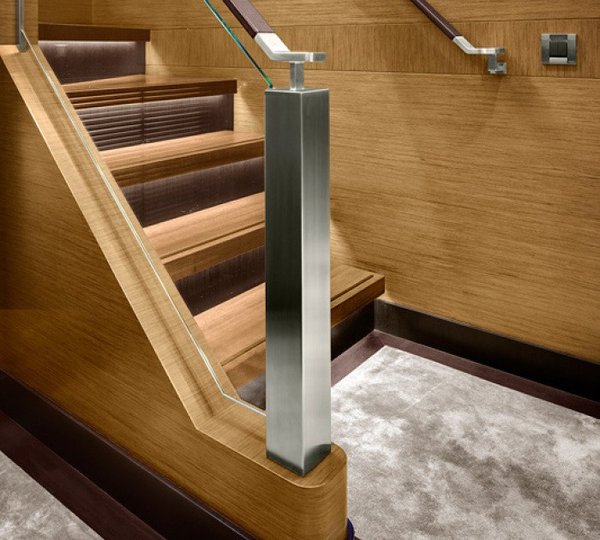 Close Up: Yacht KOKOMO's Stairway Photograph