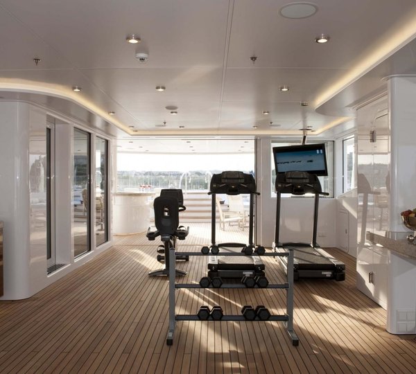 Gymnasium Aboard Yacht HUNTRESS