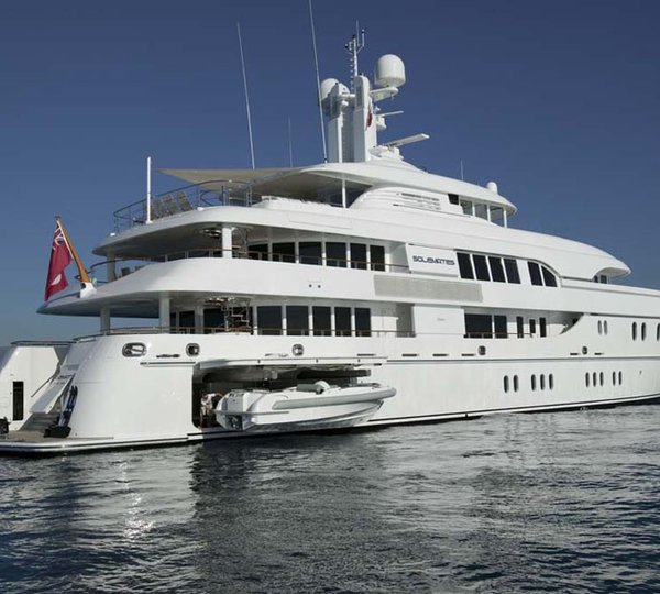 Ship's Tender Storage On Board Yacht HUNTRESS