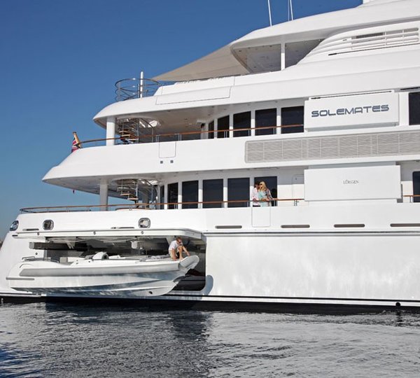 Ship's Tender Launch Aboard Yacht HUNTRESS
