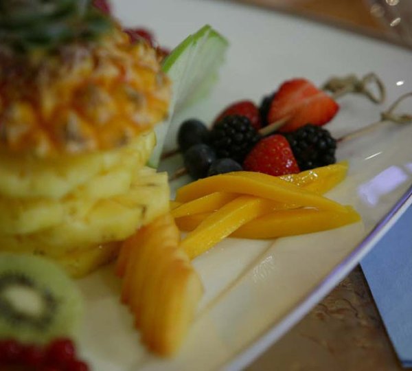 Fresh Gastronomy Aboard Yacht HUNTRESS