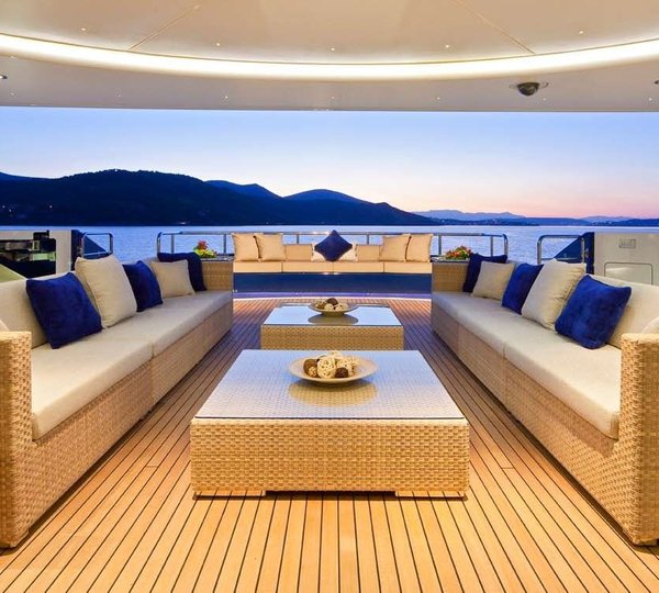 Aft Deck Aboard Yacht MARY-JEAN II