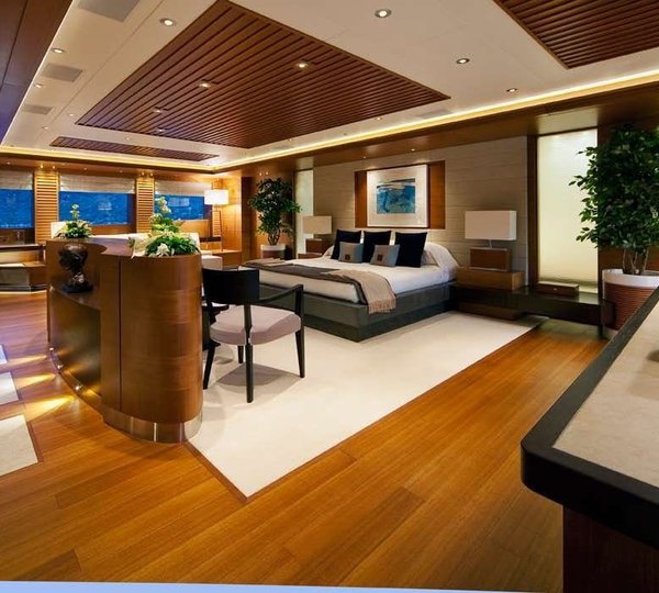 Main Master Cabin On Board Yacht MARY-JEAN II