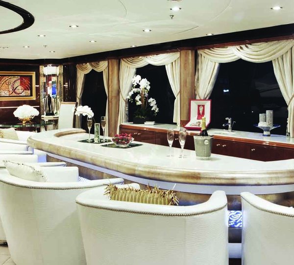 Top Saloon Drinks Bar On Board Yacht DIAMONDS ARE FOREVER