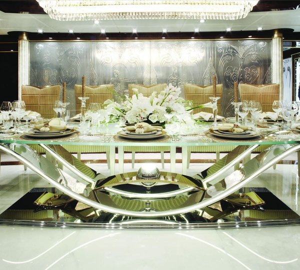 Formal Eating/dining On Yacht DIAMONDS ARE FOREVER