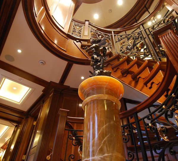 Stairway On Yacht LADY KATHRYN V