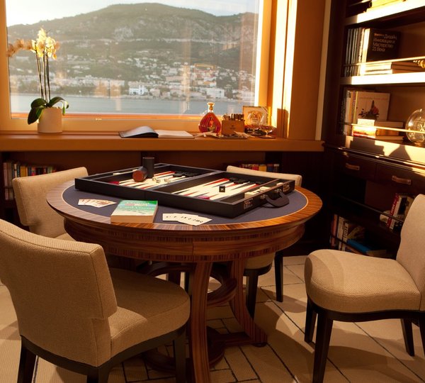 Observance Lounging Aboard Yacht BATON ROUGE