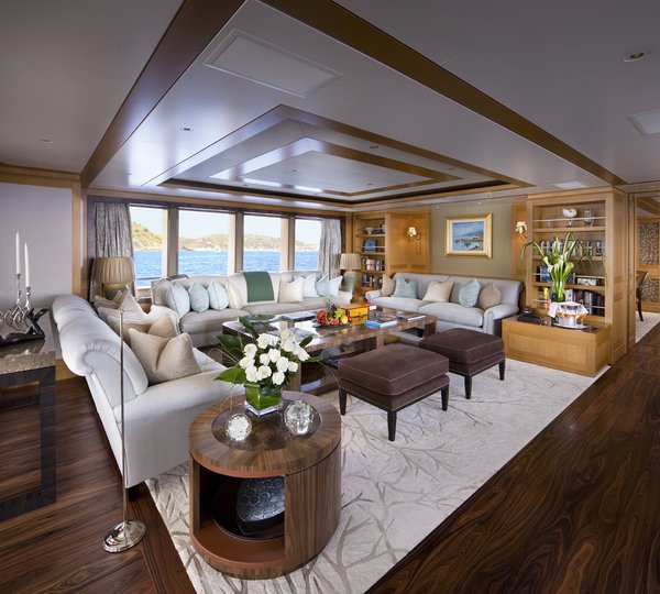 Premier Saloon On Yacht LADY BRITT