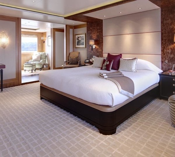 Main Master Suite On Yacht LADY BRITT