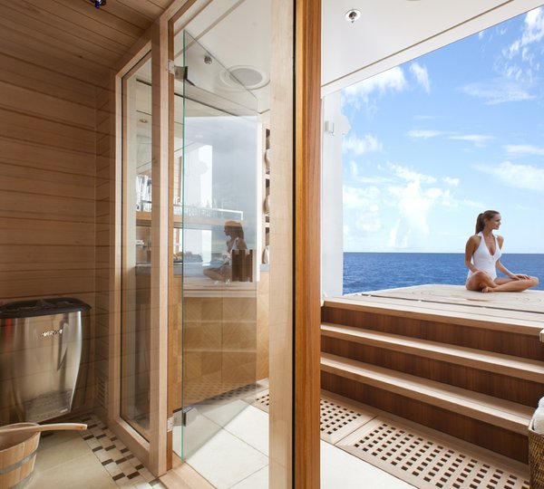 Steam Sauna On Yacht LADY BRITT