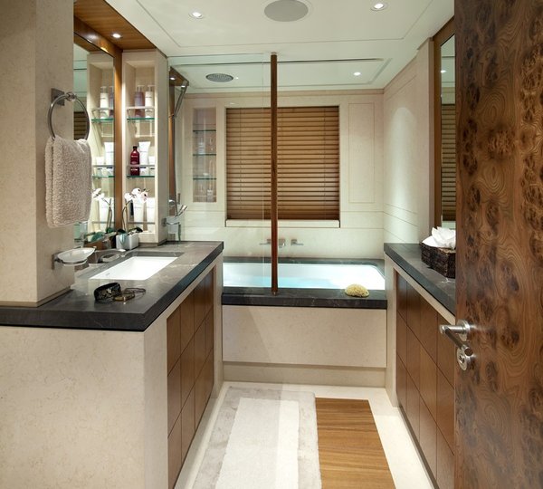 Guest's Bath On Yacht LADY BRITT