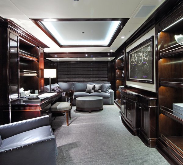 Main Master Office Aboard Yacht SEANNA
