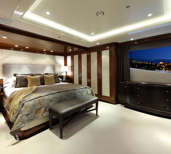 Gold Guest's Cabin Aboard Yacht SEANNA
