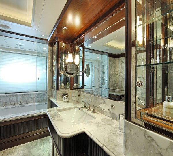 Personal Bath On Board Yacht SEANNA