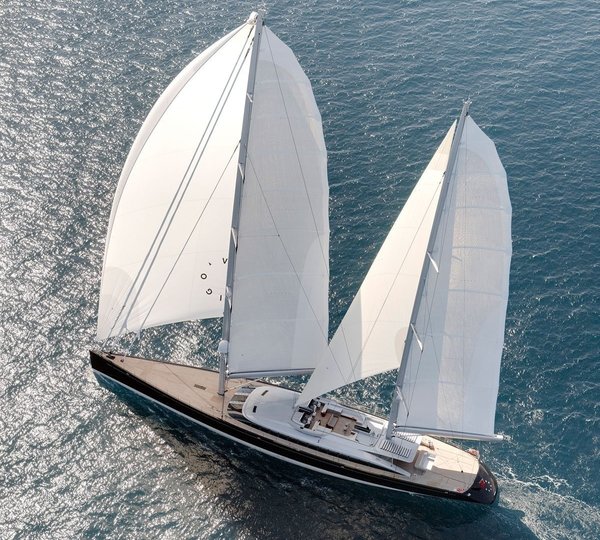 From Above Aspect: Yacht VERTIGO's Cruising Captured