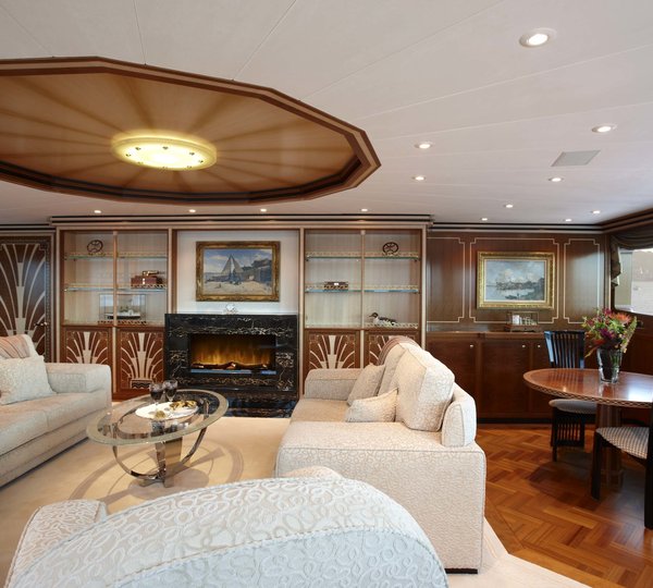Inside Aboard Yacht LADY CHRISTINE
