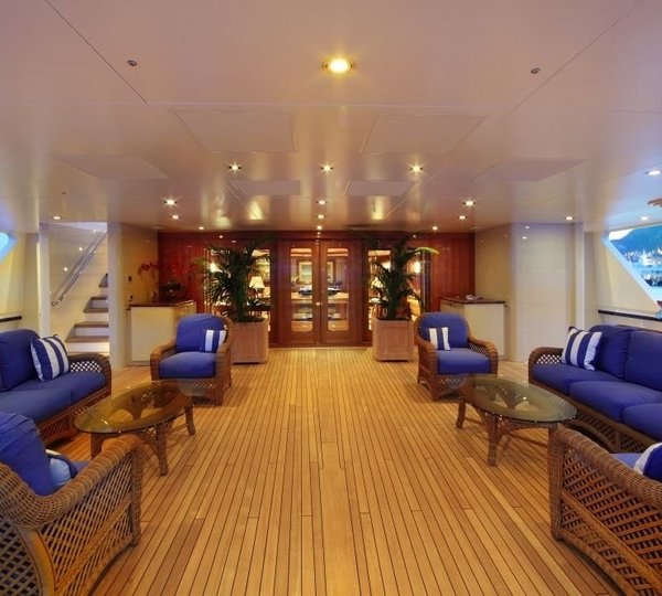 Top Deck Viewing In On Board Yacht LAUREL
