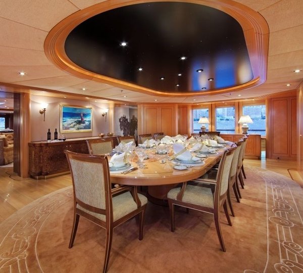Formal Eating/dining Zone On Board Yacht LAUREL