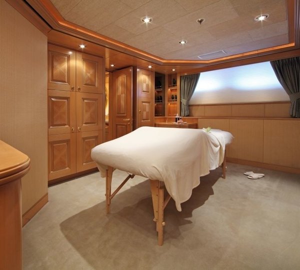Massage Area On Board Yacht LAUREL