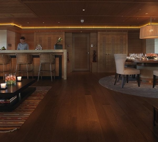 Drinks Bar: Yacht NAIA's Premier Saloon Pictured