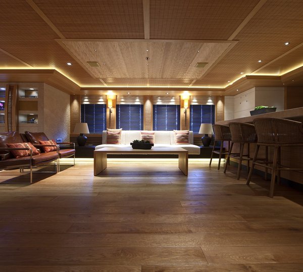 Sitting: Yacht NAIA's Premier Saloon Photograph