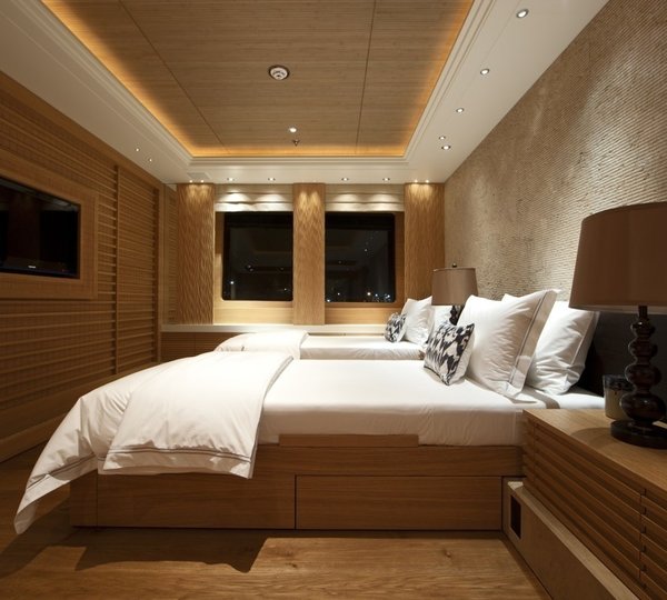 Profile: Yacht NAIA's Guest's Cabin Photograph