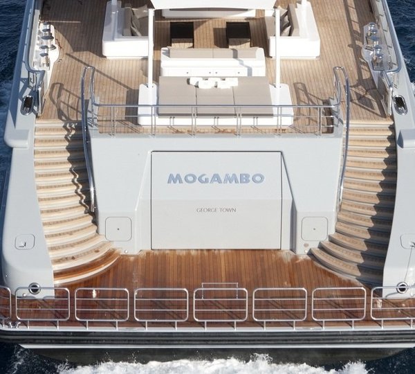 Above Aspect: Yacht MOGAMBO's Aft Captured