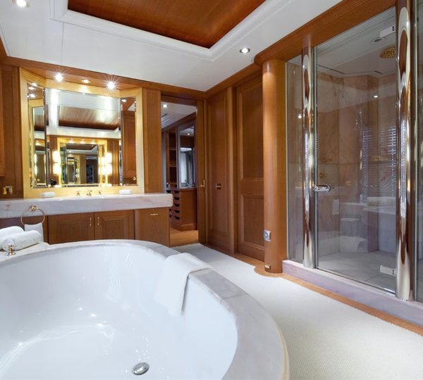 Personal Bath On Board Yacht BOADICEA